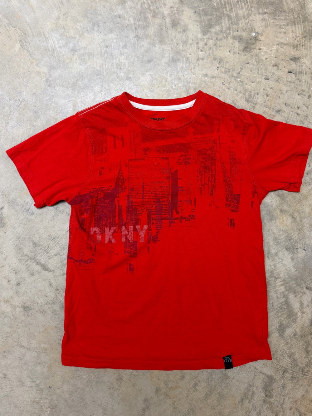 DKNY Red Short-Sleeve Graphic Tee